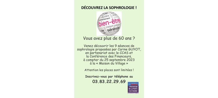 DÉCOUVREZ LA SOPHROLOGIE