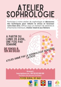 atelier Animé par la Sophrologue Dorothée Lacroix1
