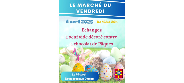 Marché du vendredi 4 avril 2025