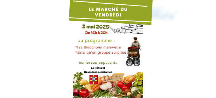 Marché du vendredi 2 mai 2025