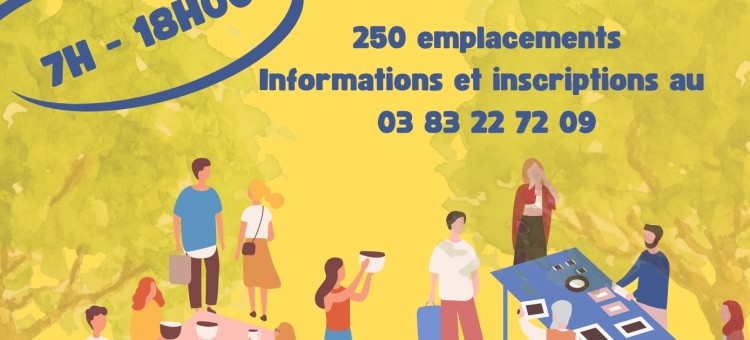 Brocante du 24 Août 2025 et inscription