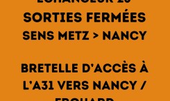 Travaux autoroute – échangeur 23