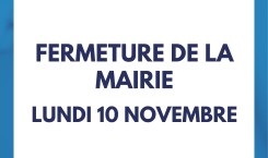 Fermeture mairie