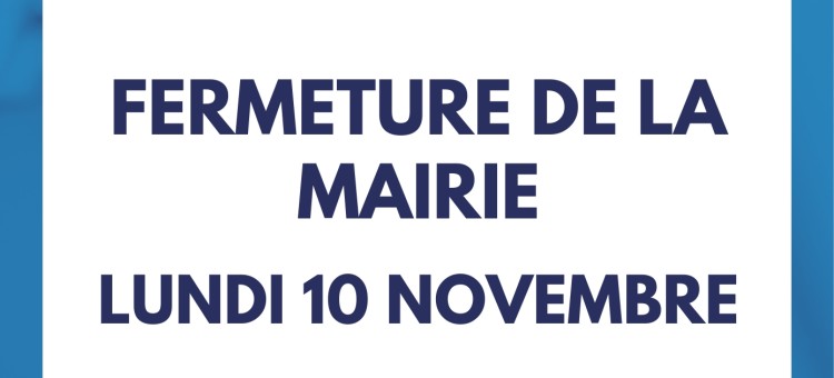 Fermeture mairie