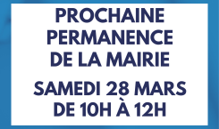 Permanence mairie